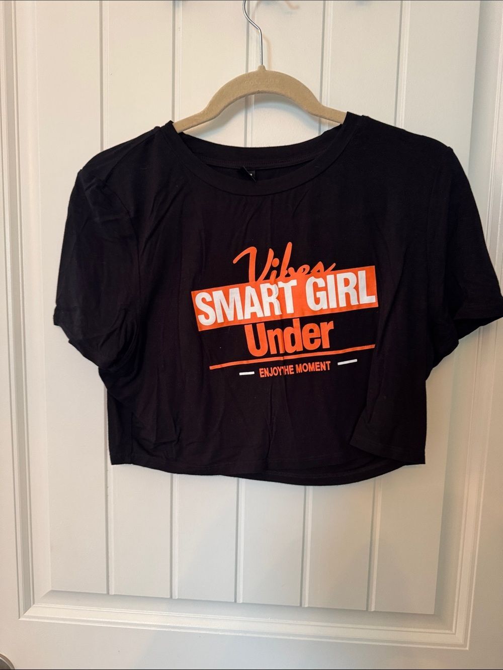 SHEIN Black Curve Tee – 1XL Tag Detail